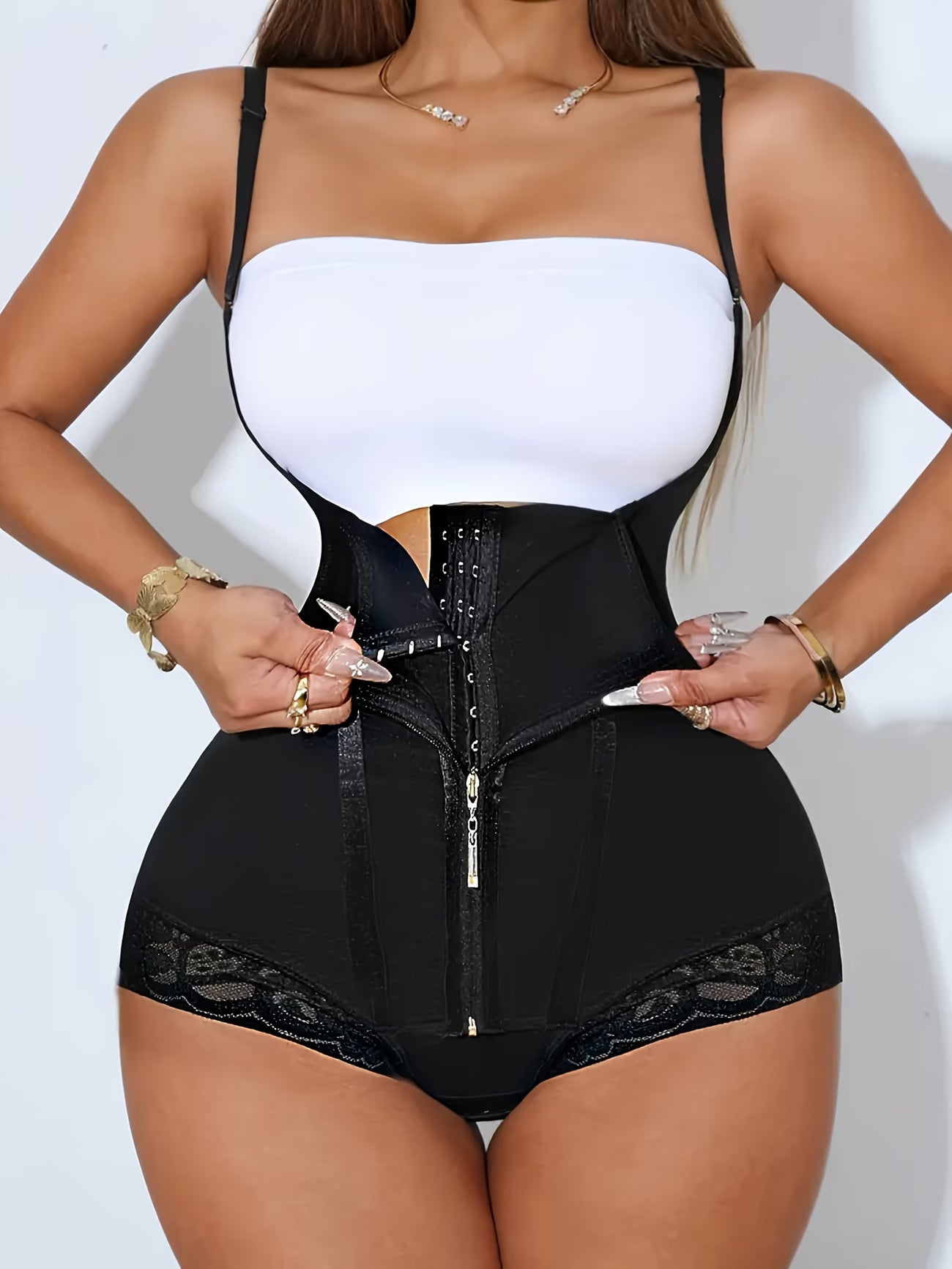 Body Corset Feminino de Cintura Alta