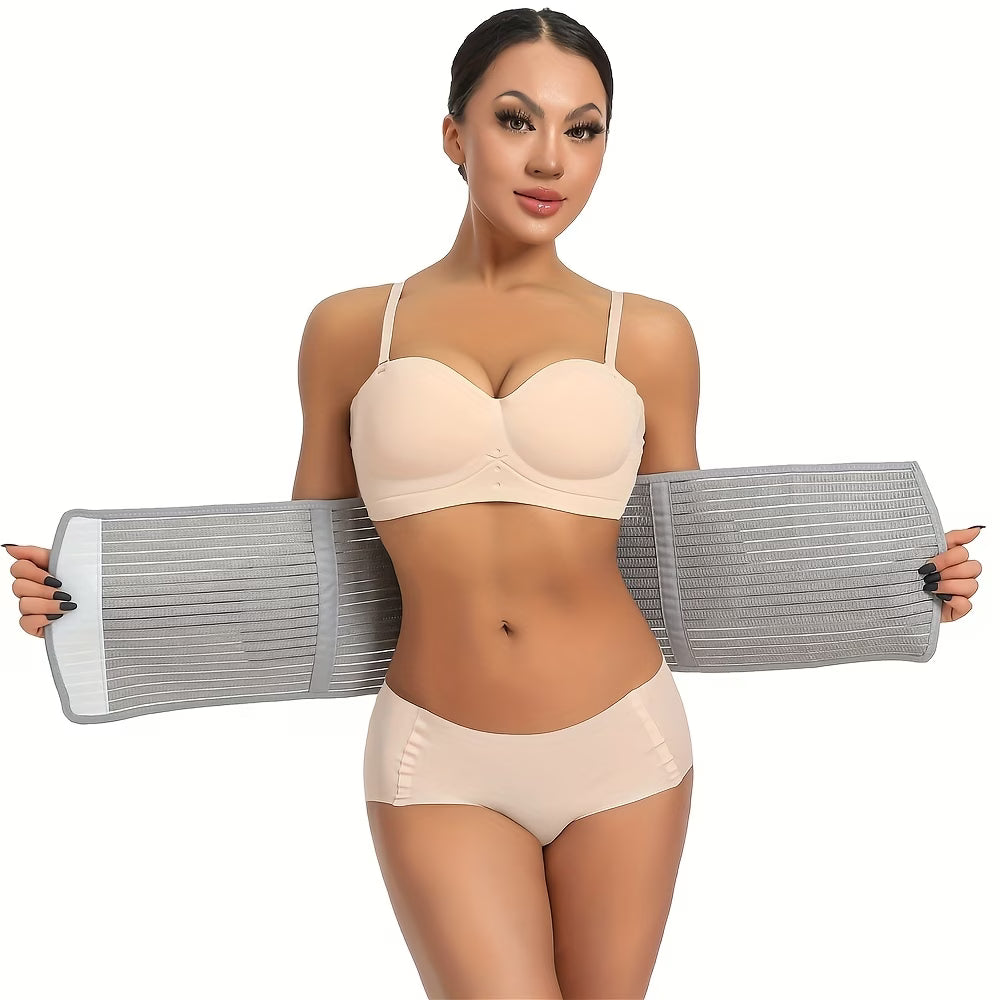 Cinta Abdominal Pós-Parto Ajustável – Modelador de Cintura Respirável