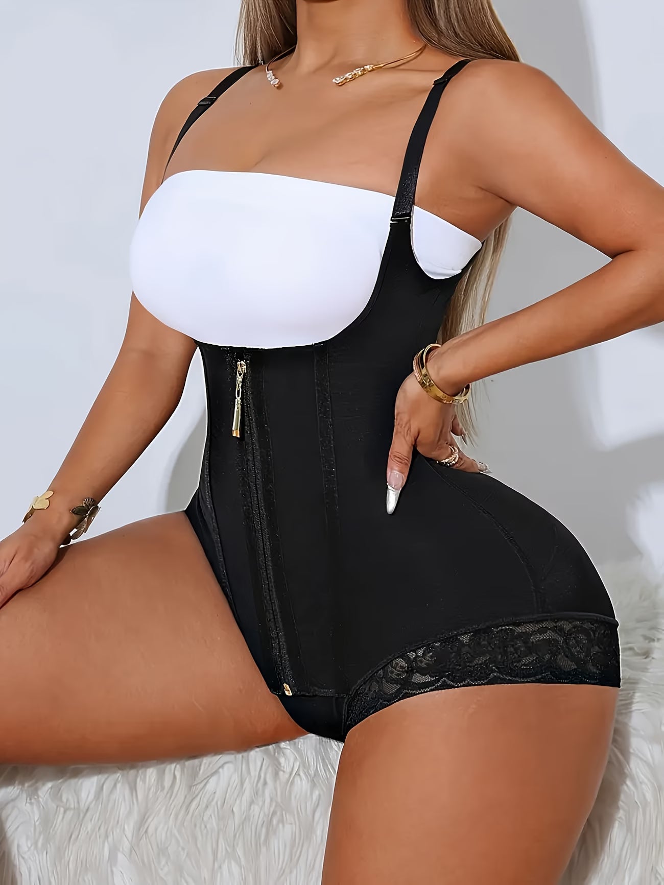 Body Corset Feminino de Cintura Alta