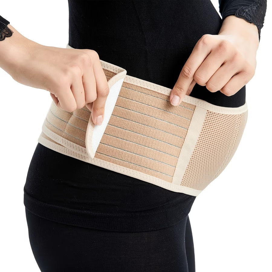 Cinta de Compressão Abdominal Pós-Parto, Modelador de Cintura com Fechamento por Fivelas