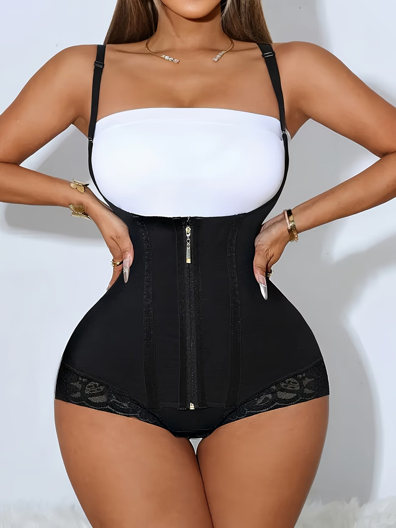 Body Corset Feminino de Cintura Alta